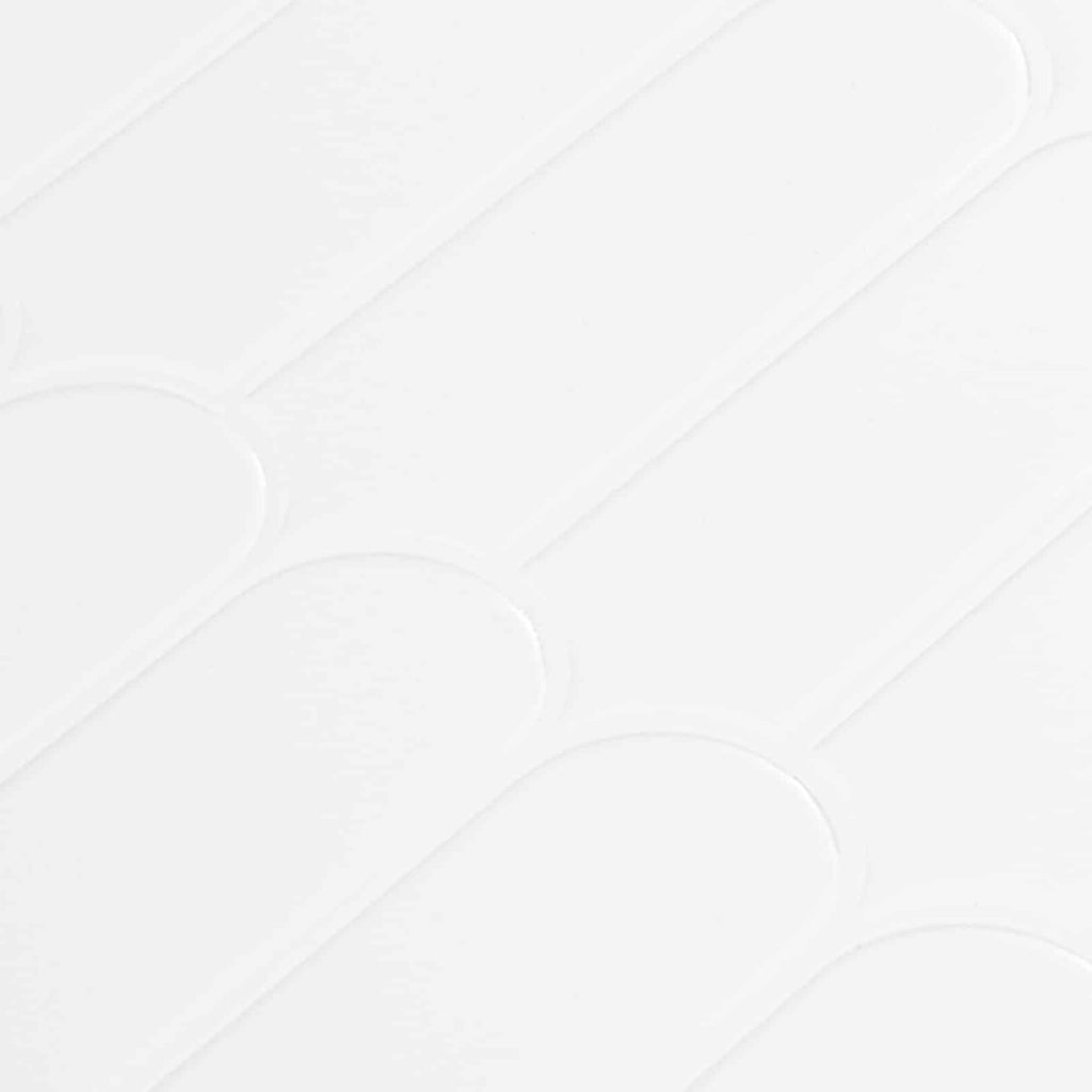 vidaXL Płytka z Piór 50 pcs Biały 30 x 30 cm Poliuretan i PET