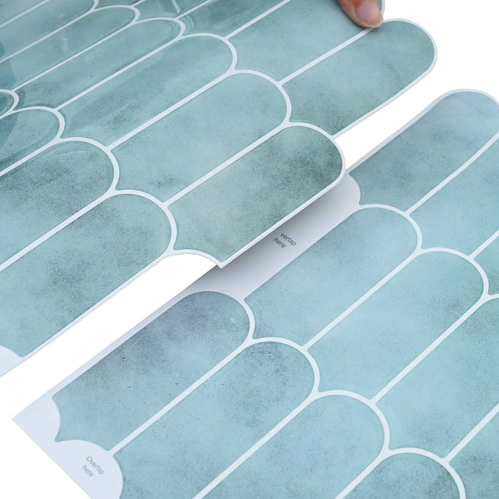 vidaXL Płytka z Piór 10 pcs zielony 30 x 30 cm Poliuretan i PET