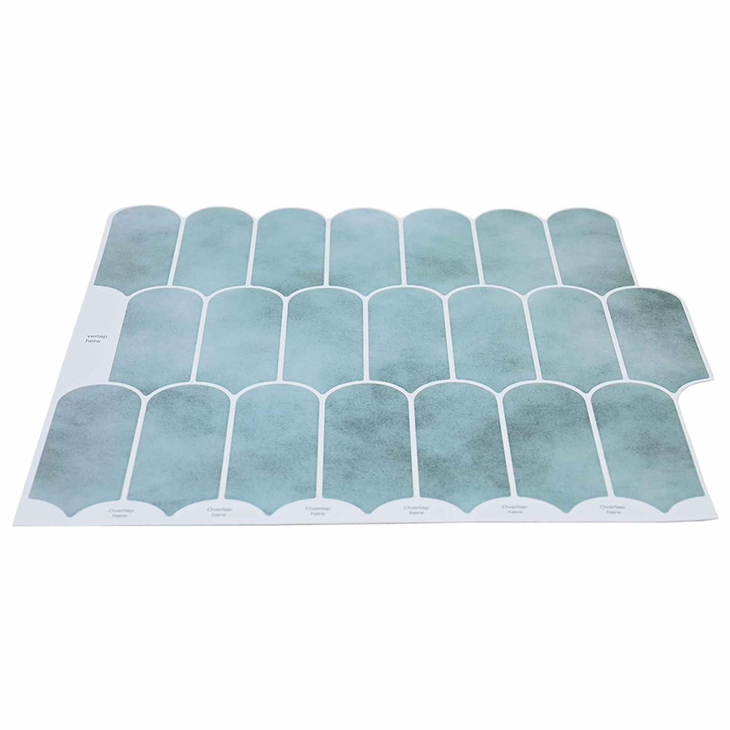 vidaXL Płytka z Piór 10 pcs zielony 30 x 30 cm Poliuretan i PET