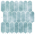 vidaXL Płytka z Piór 10 pcs zielony 30 x 30 cm Poliuretan i PET