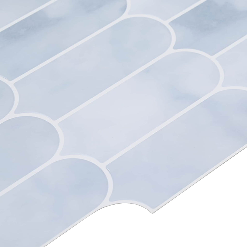 vidaXL Płytka z Piór 20 pcs Jasnoniebieski 30 x 30 cm Poliuretan i PET