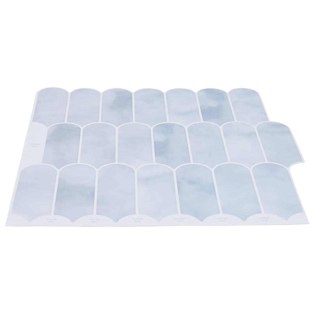vidaXL Płytka z Piór 50 pcs Jasnoniebieski 30 x 30 cm Poliuretan i PET