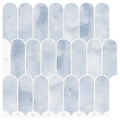 vidaXL Płytka z Piór 50 pcs Jasnoniebieski 30 x 30 cm Poliuretan i PET