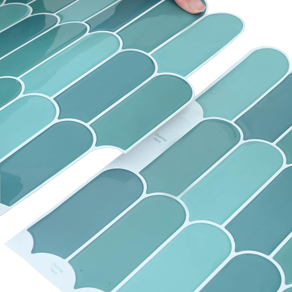vidaXL Płytka z Piór 10 pcs niebieski 30 x 30 cm Poliuretan i PET