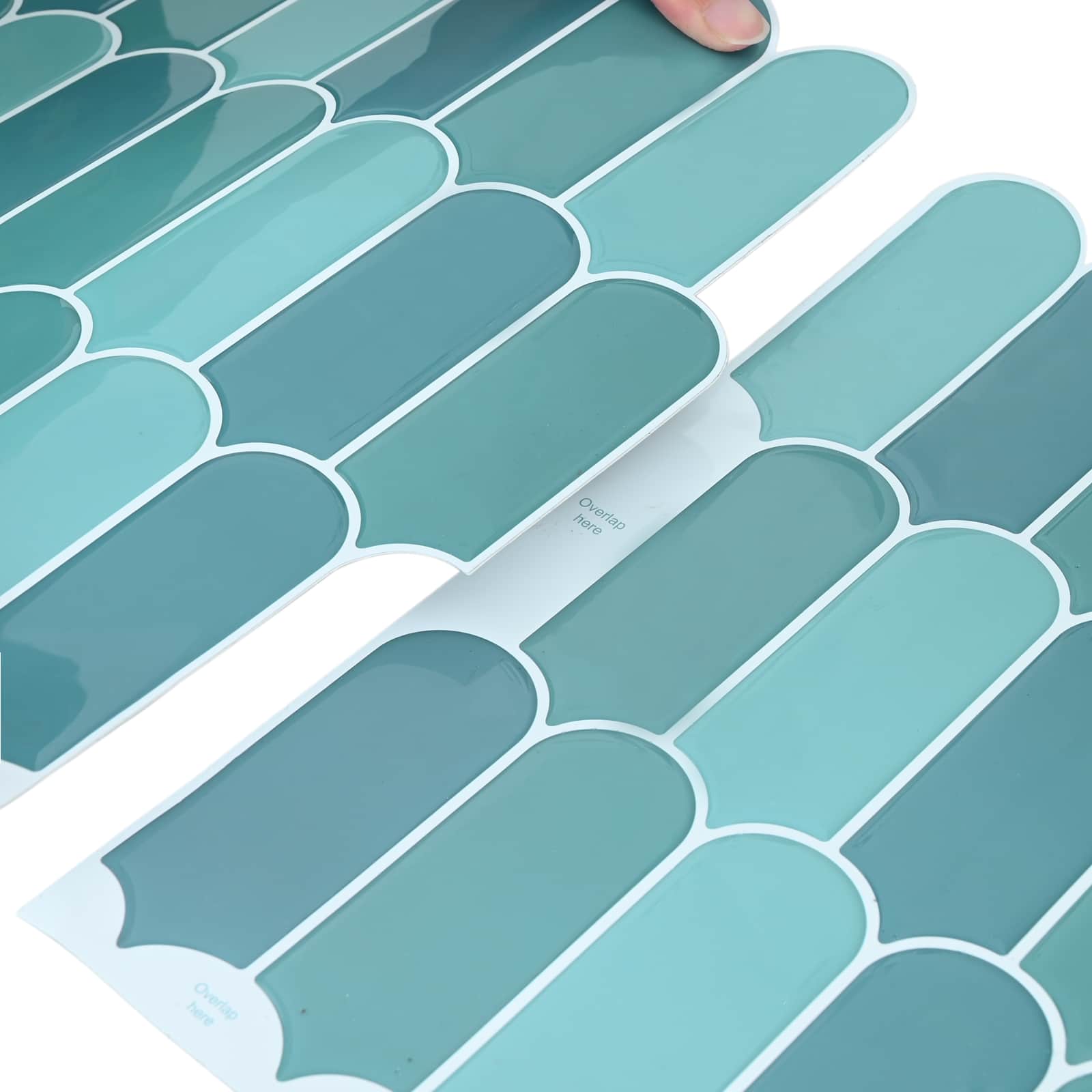 vidaXL Płytka z Piór 20 pcs niebieski 30 x 30 cm Poliuretan i PET