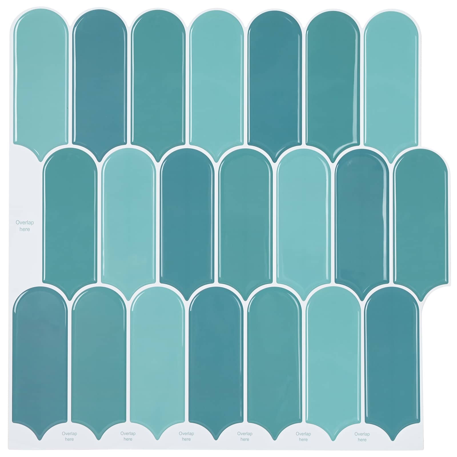 vidaXL Płytka z Piór 20 pcs niebieski 30 x 30 cm Poliuretan i PET