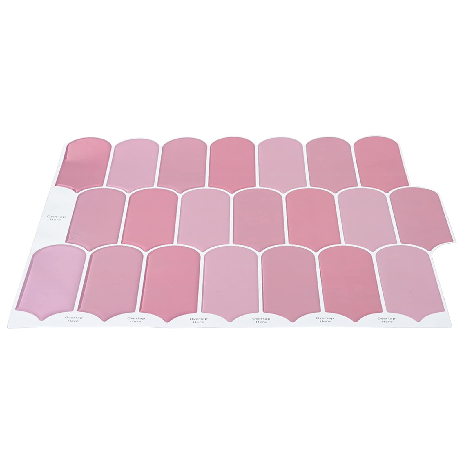 vidaXL Płytka z Piór 10 pcs różowy 30 x 30 cm Poliuretan i PET
