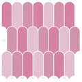 vidaXL Płytka z Piór 20 pcs różowy 30 x 30 cm Poliuretan i PET