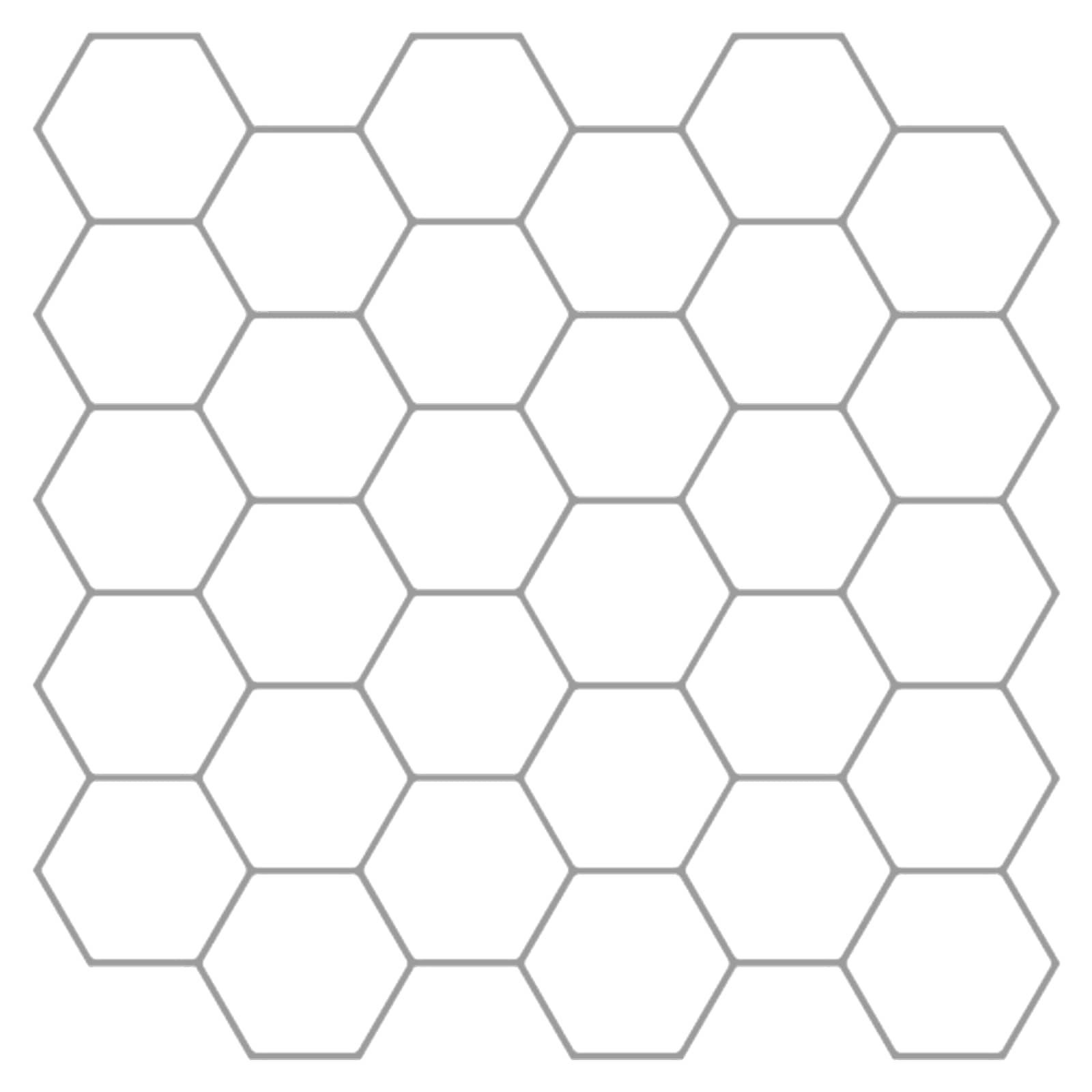 vidaXL Płytka heksagonalna 20 pcs Biały szary 30 x 30 cm