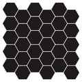 vidaXL Płytka heksagonalna 20 pcs Czarny 30 x 30 cm Poliuretan i PET