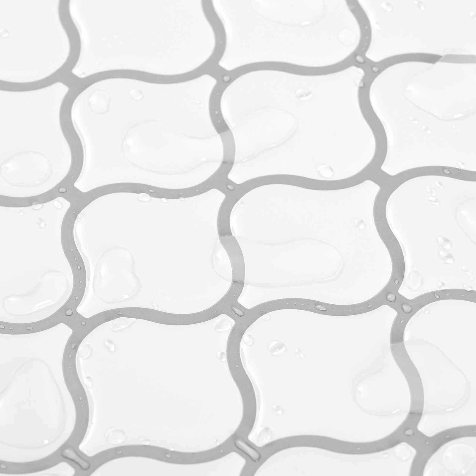 vidaXL Płytka Lanturn 10 pcs Biały 27 x 27 cm Poliuretan i PET