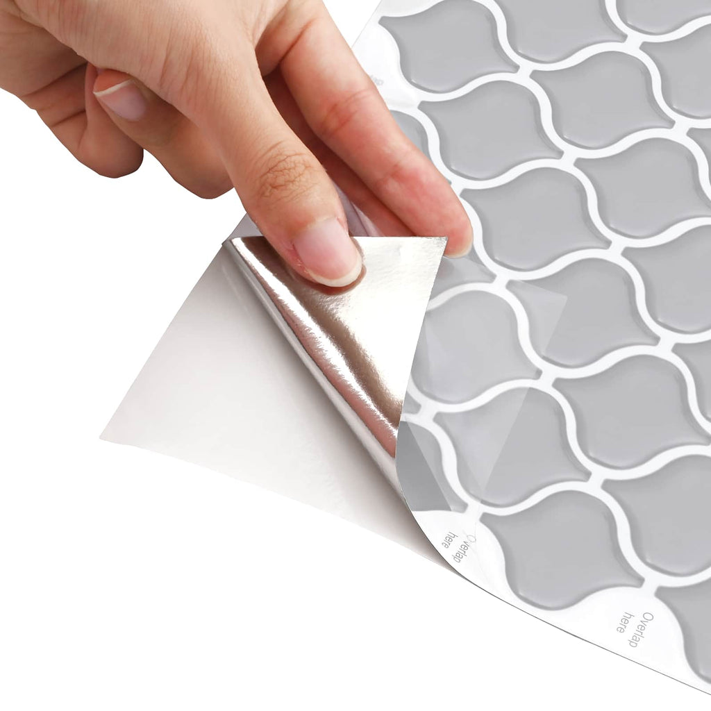 vidaXL Płytka Lanturn 10 pcs Szary 27 x 27 cm Poliuretan i PET