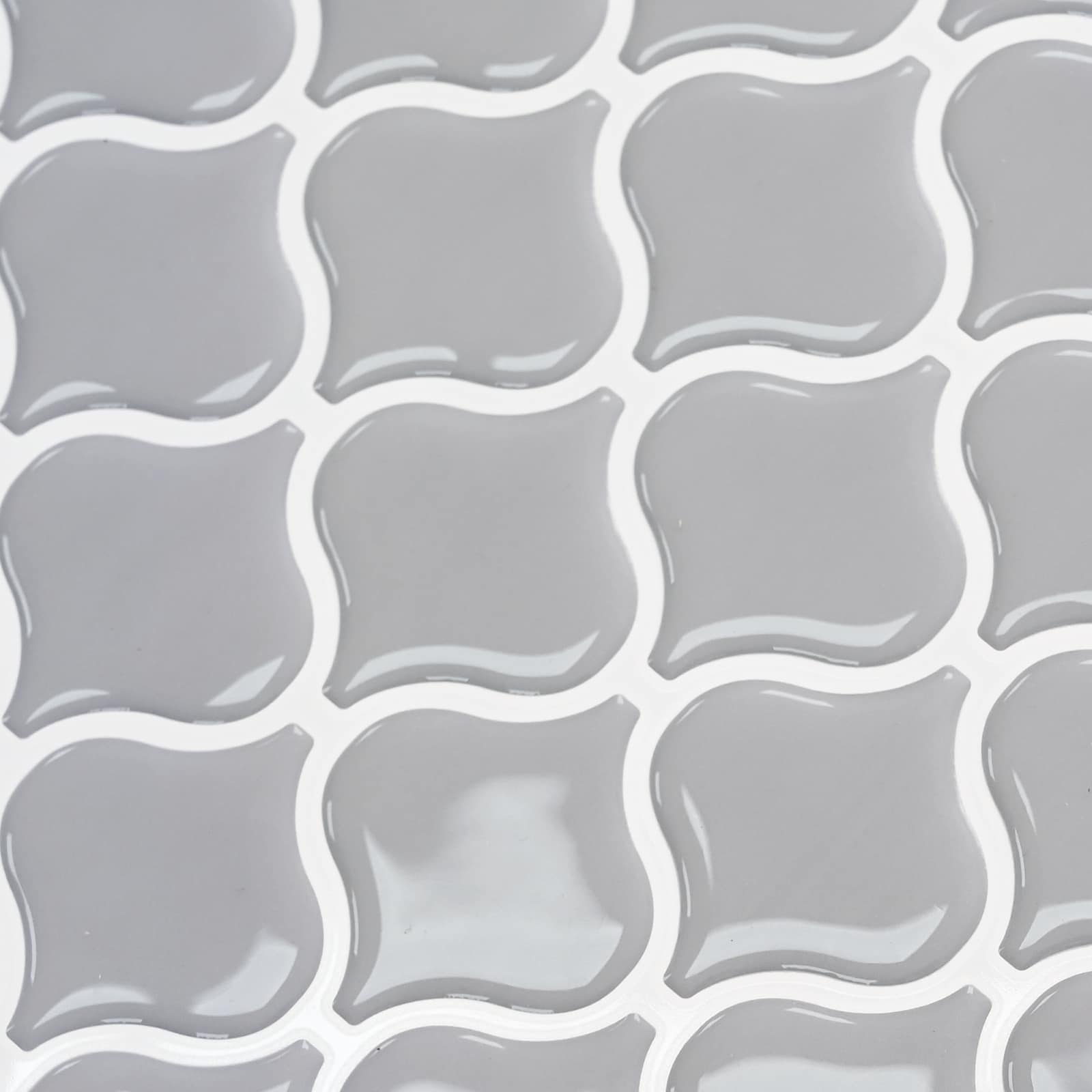 vidaXL Płytka Lanturn 10 pcs Szary 27 x 27 cm Poliuretan i PET