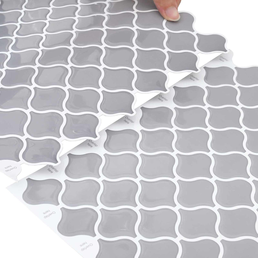 vidaXL Płytka Lanturn 50 pcs Szary 27 x 27 cm Poliuretan i PET