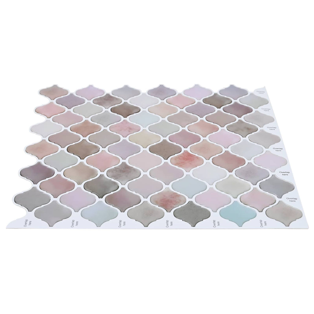 vidaXL Płytka Lanturn 10 pcs Beżowy 27 x 27 cm Poliuretan i PET