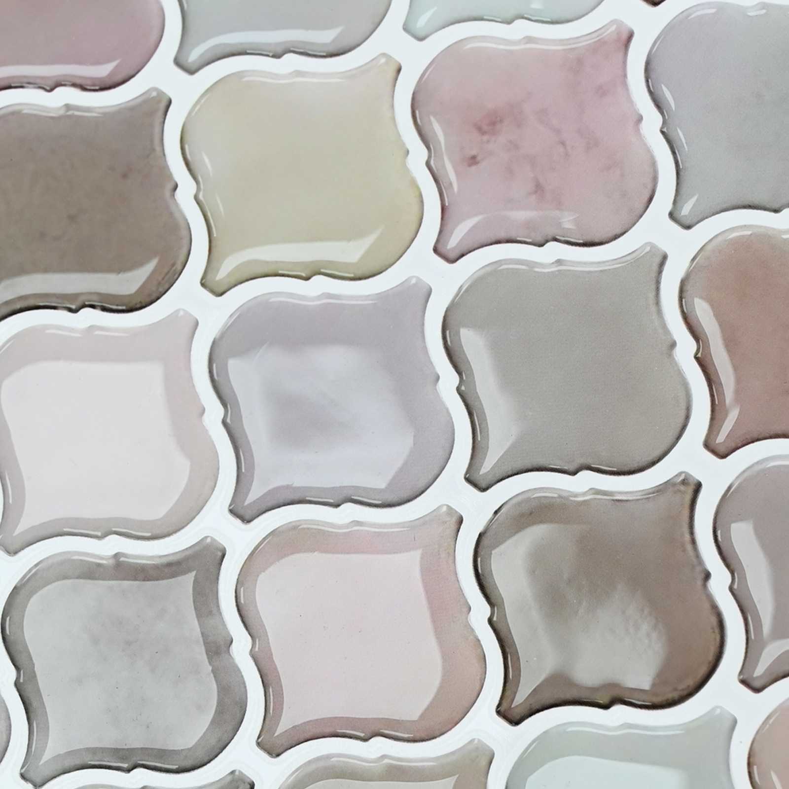 vidaXL Płytka Lanturn 50 pcs Beżowy 27 x 27 cm Poliuretan i PET