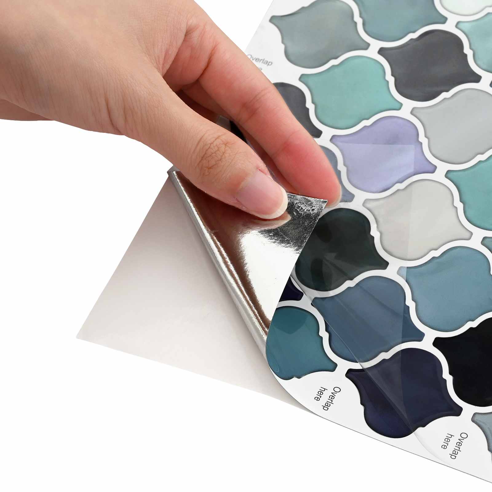 vidaXL Płytka Lanturn 10 pcs Niebieskozielony 27 x 27 cm
