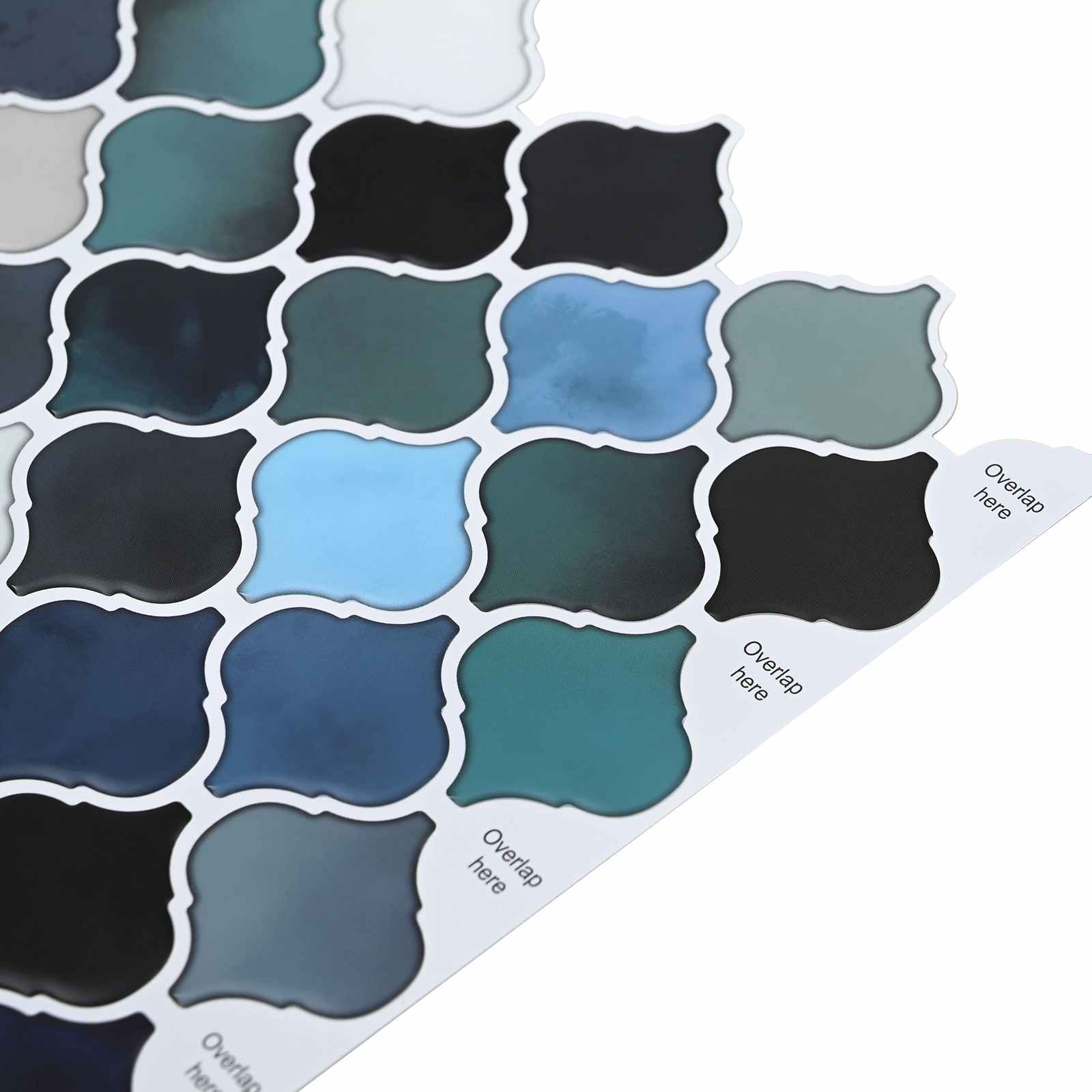 vidaXL Płytka Lanturn 50 pcs Niebieskozielony 27 x 27 cm