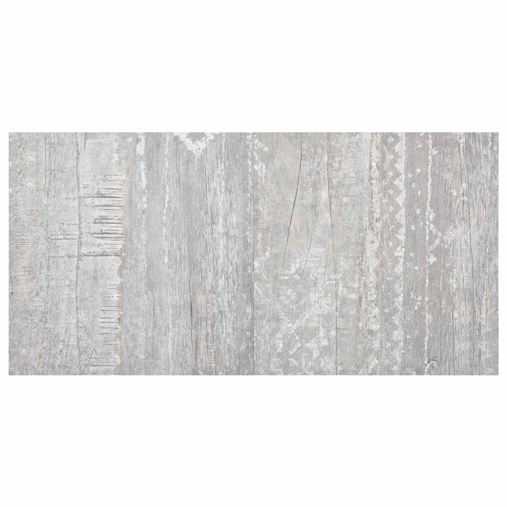 vidaXL Samoprzylepne Deski Podłogowe 30,5 x 30,5 cm 20 pcs PVC Szary