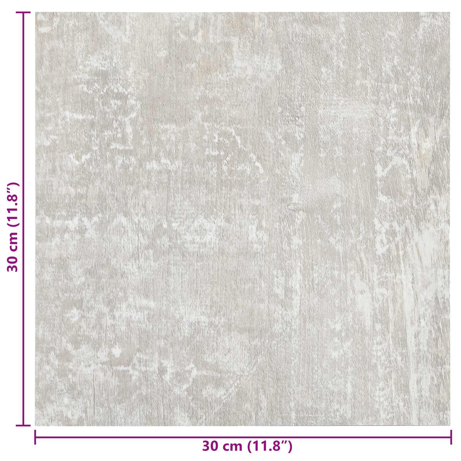vidaXL Samoprzylepne Deski Podłogowe 30,5 x 30,5 cm 20 pcs PVC