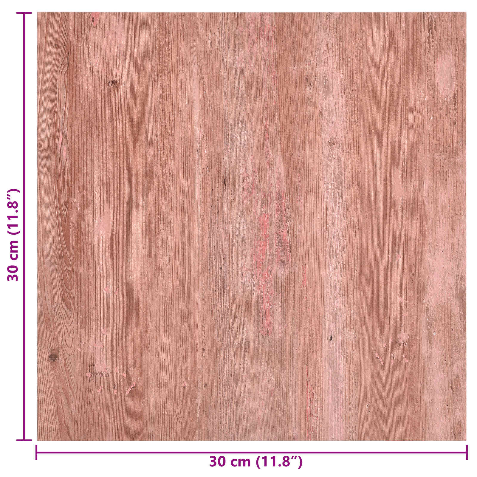 vidaXL Samoprzylepne Deski Podłogowe 30,5 x 30,5 cm 20 pcs PVC