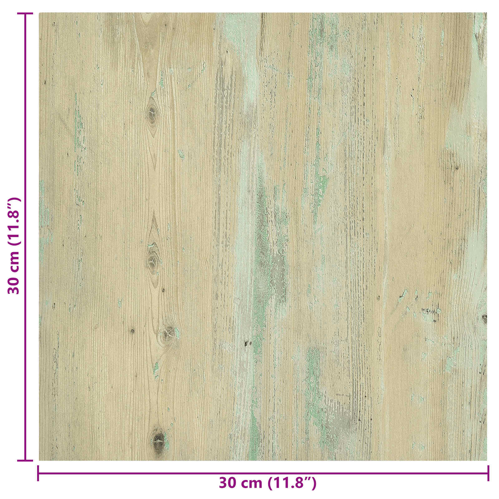 vidaXL Samoprzylepne Deski Podłogowe 30,5 x 30,5 cm 20 pcs PVC