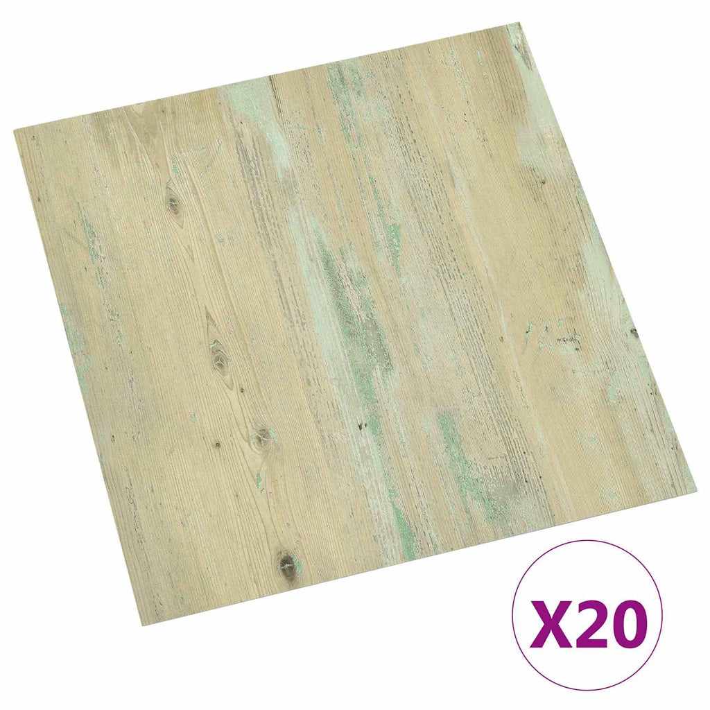 vidaXL Samoprzylepne Deski Podłogowe 30,5 x 30,5 cm 20 pcs PVC