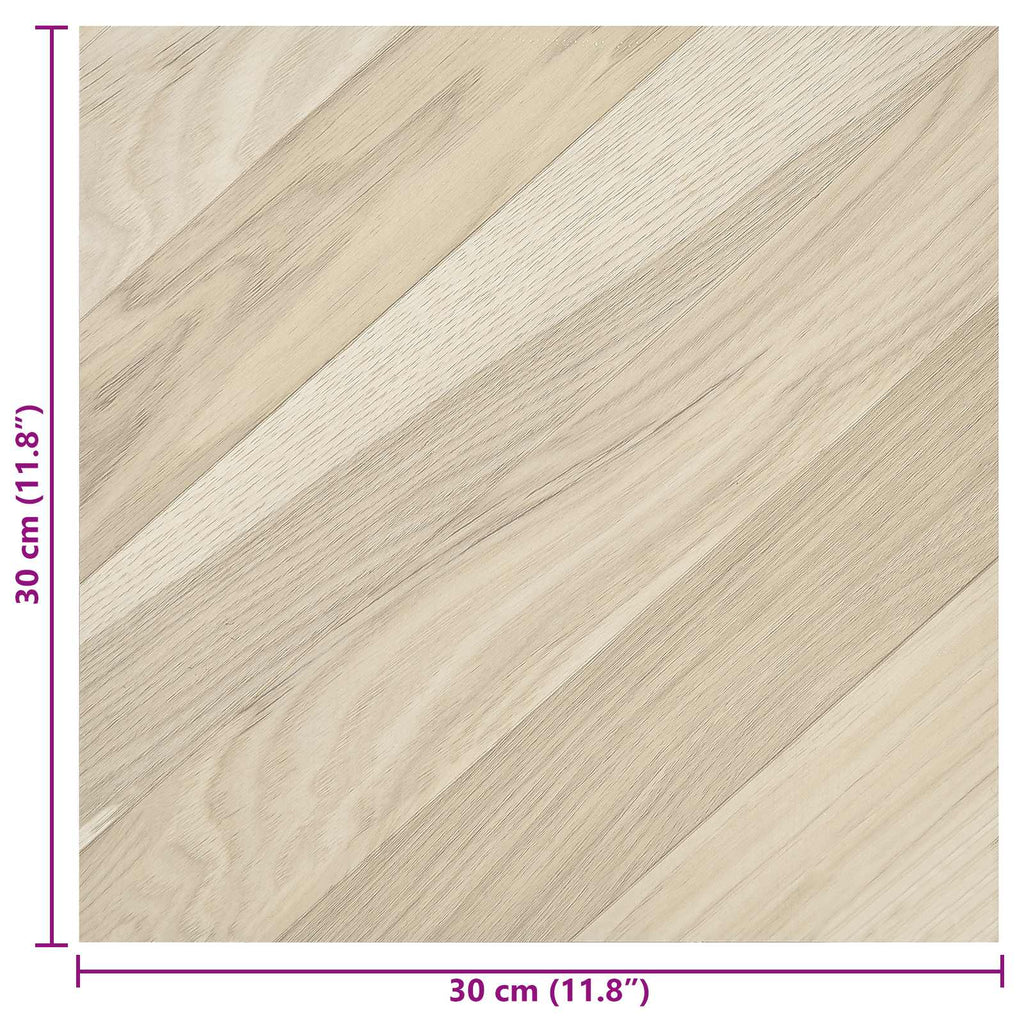 vidaXL Samoprzylepne Deski Podłogowe 30,5 x 30,5 cm 20 pcs PVC