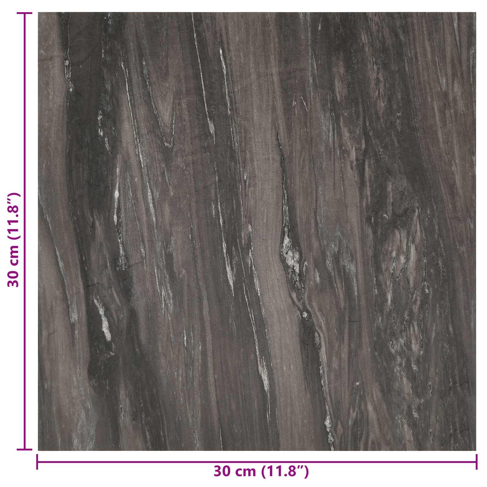 vidaXL Samoprzylepne Deski Podłogowe 30,5 x 30,5 cm 20 pcs PVC