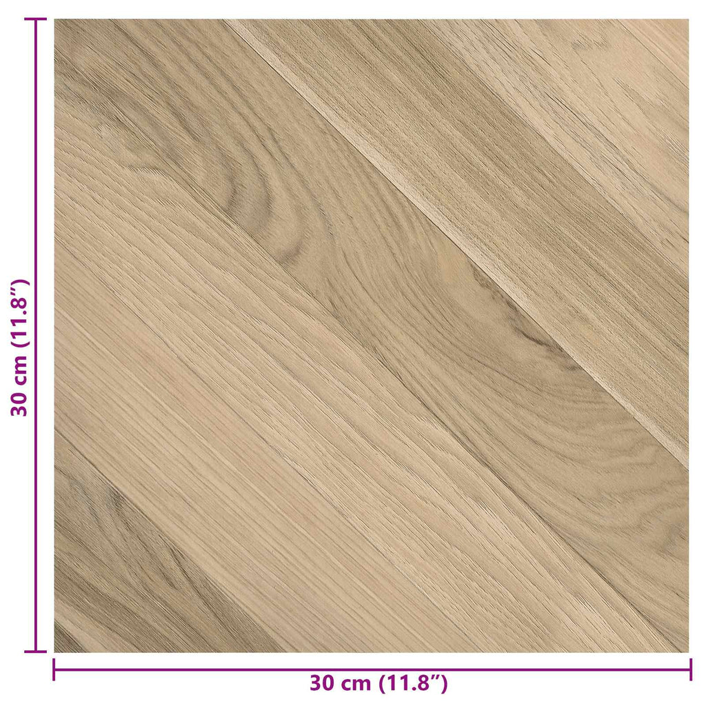 vidaXL Samoprzylepne Deski Podłogowe 30,5 x 30,5 cm 20 pcs PVC
