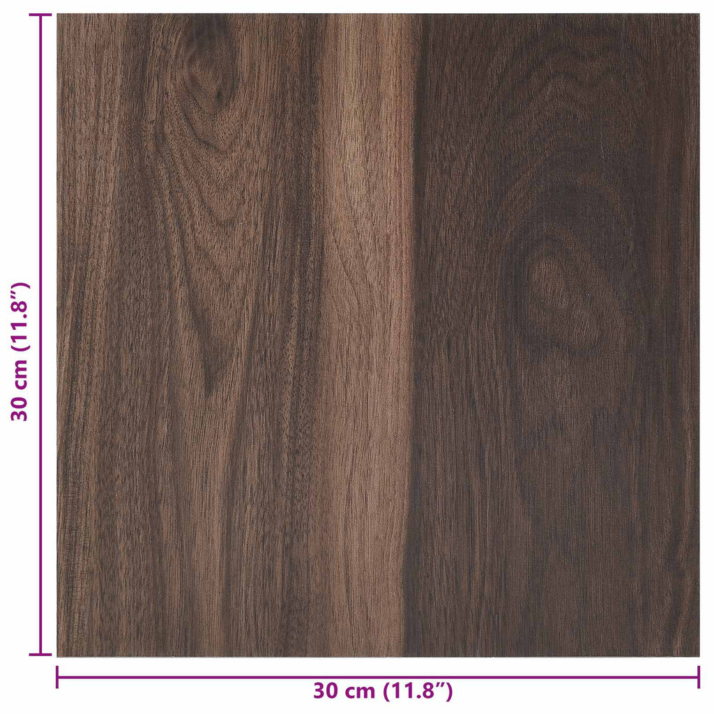 vidaXL Samoprzylepne Deski Podłogowe 30,5 x 30,5 cm 20 pcs PVC