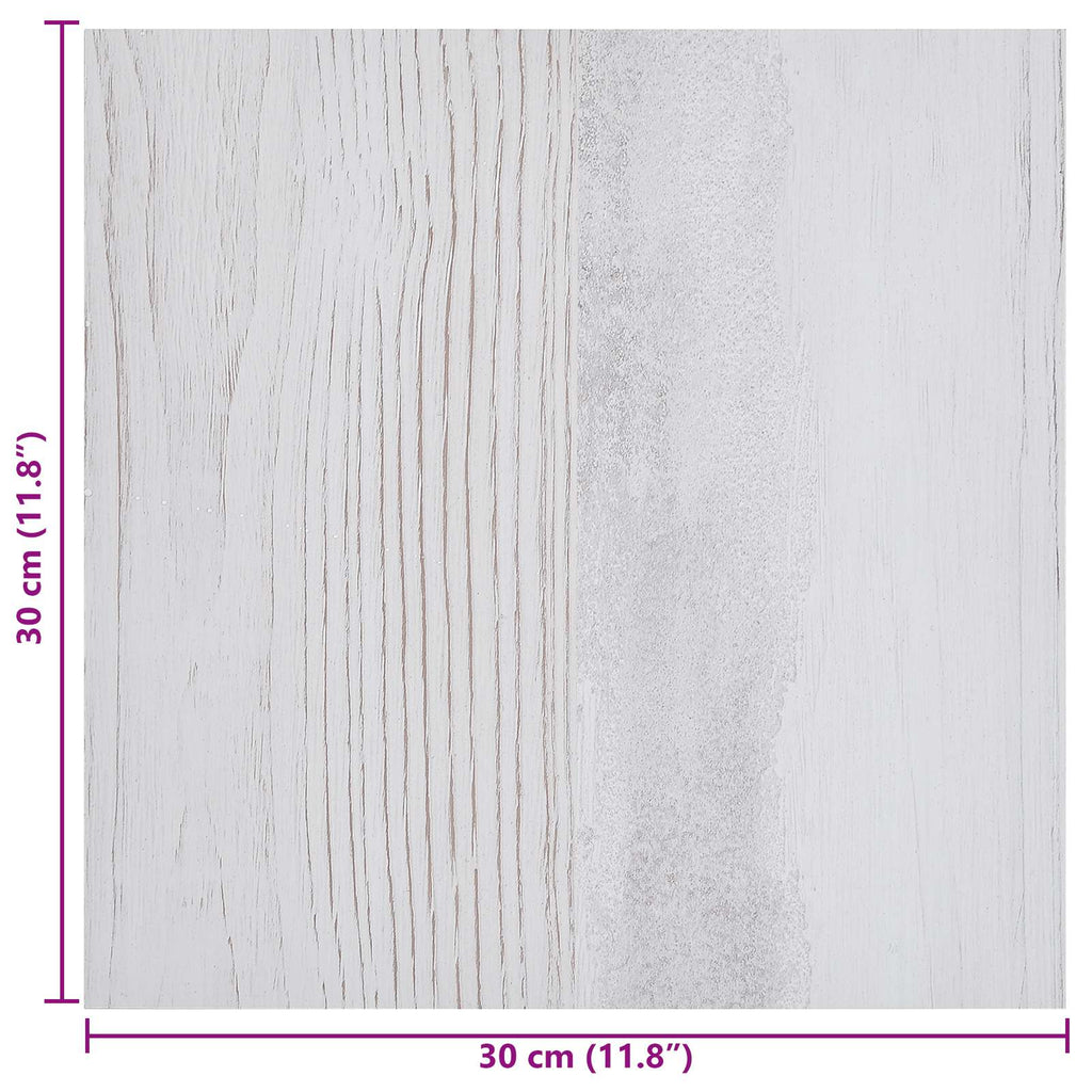 vidaXL Samoprzylepne Deski Podłogowe 30,5 x 30,5 cm 20 pcs PVC