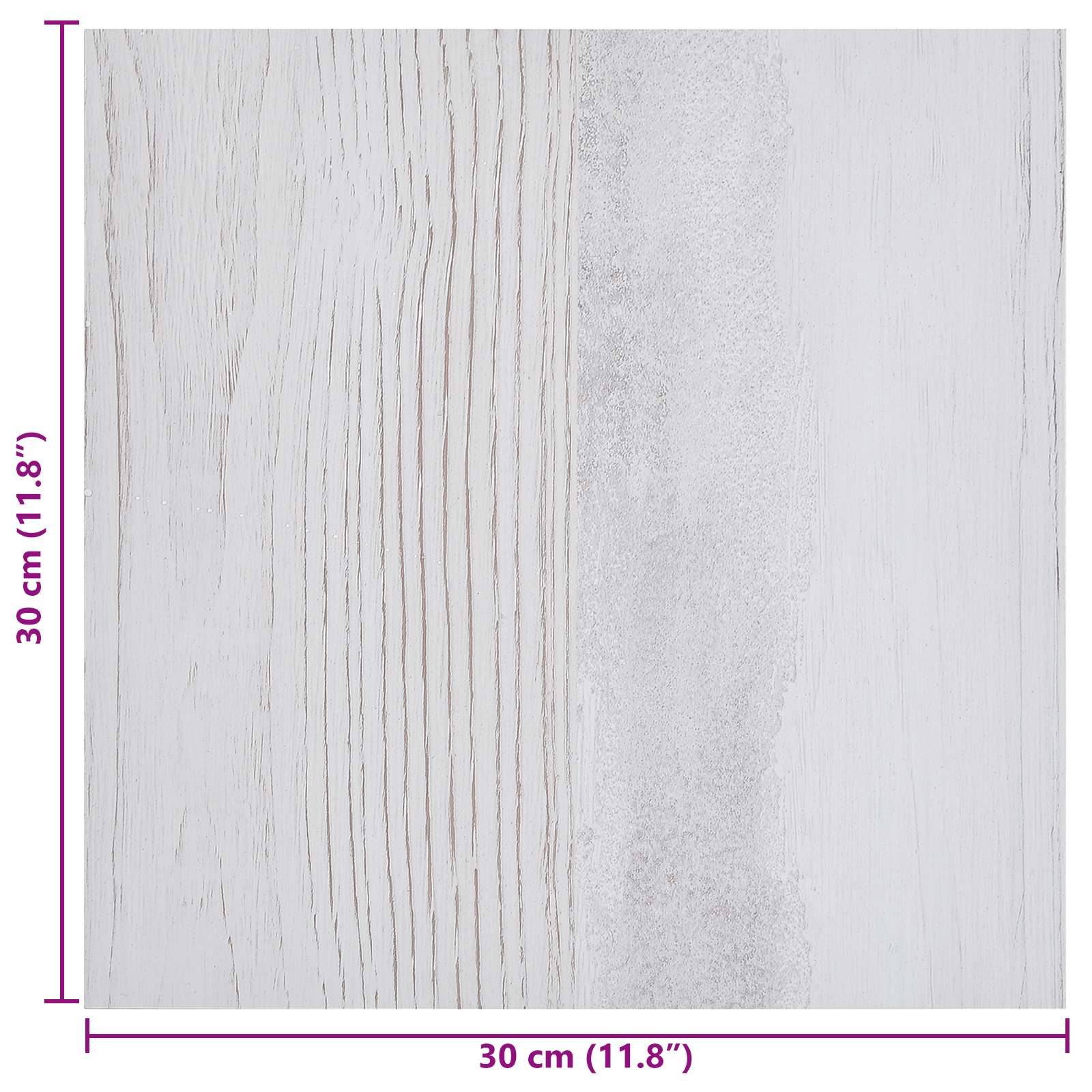 vidaXL Samoprzylepne Deski Podłogowe 30,5 x 30,5 cm 20 pcs PVC