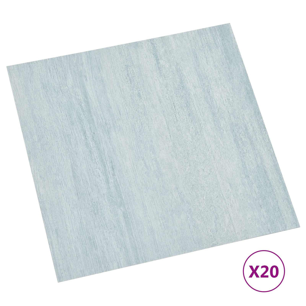 vidaXL Samoprzylepne Deski Podłogowe 30,5 x 30,5 cm 20 pcs PVC zielony