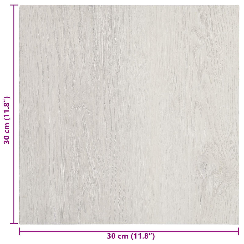 vidaXL Samoprzylepne Deski Podłogowe 30,5 x 30,5 cm 20 pcs PVC