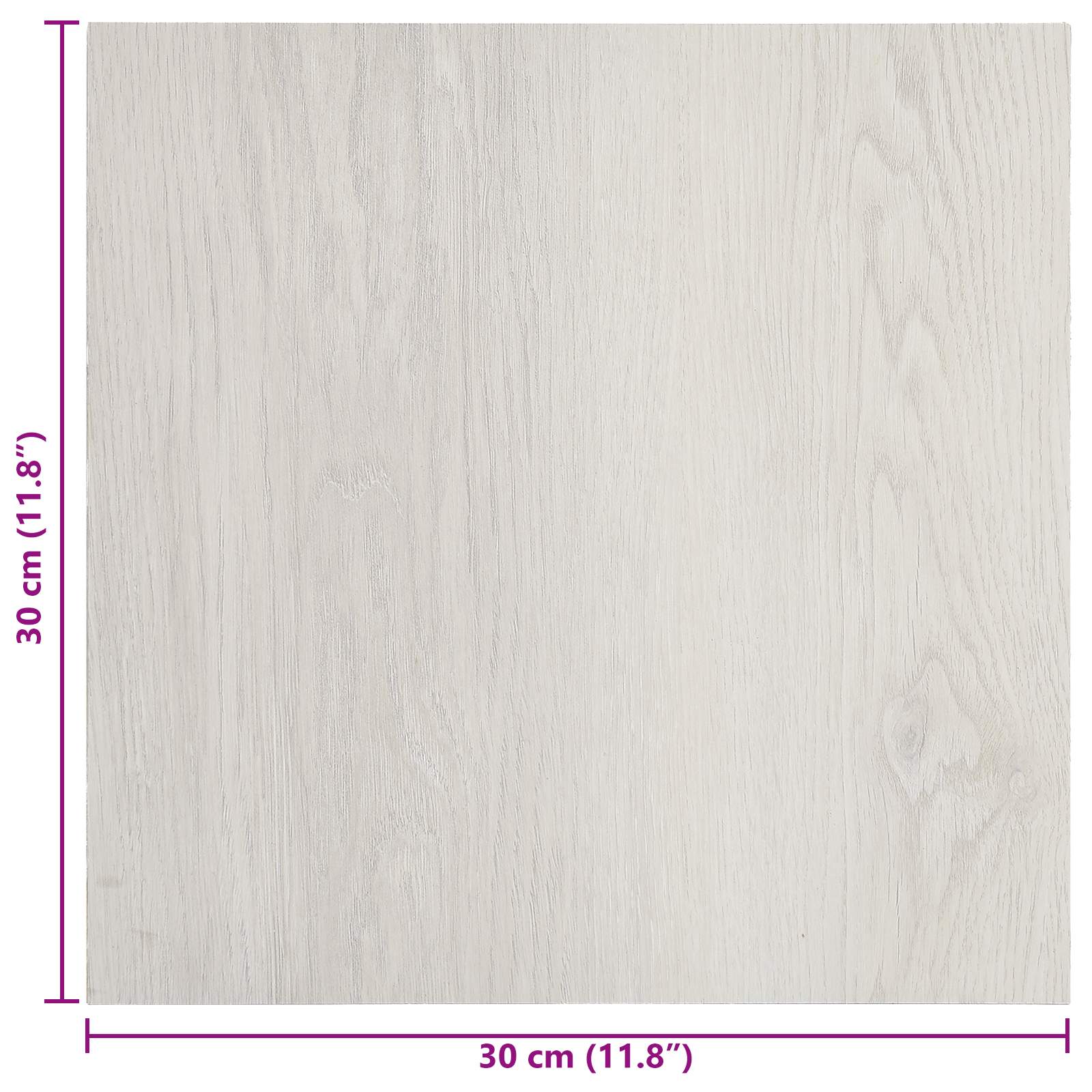 vidaXL Samoprzylepne Deski Podłogowe 30,5 x 30,5 cm 20 pcs PVC