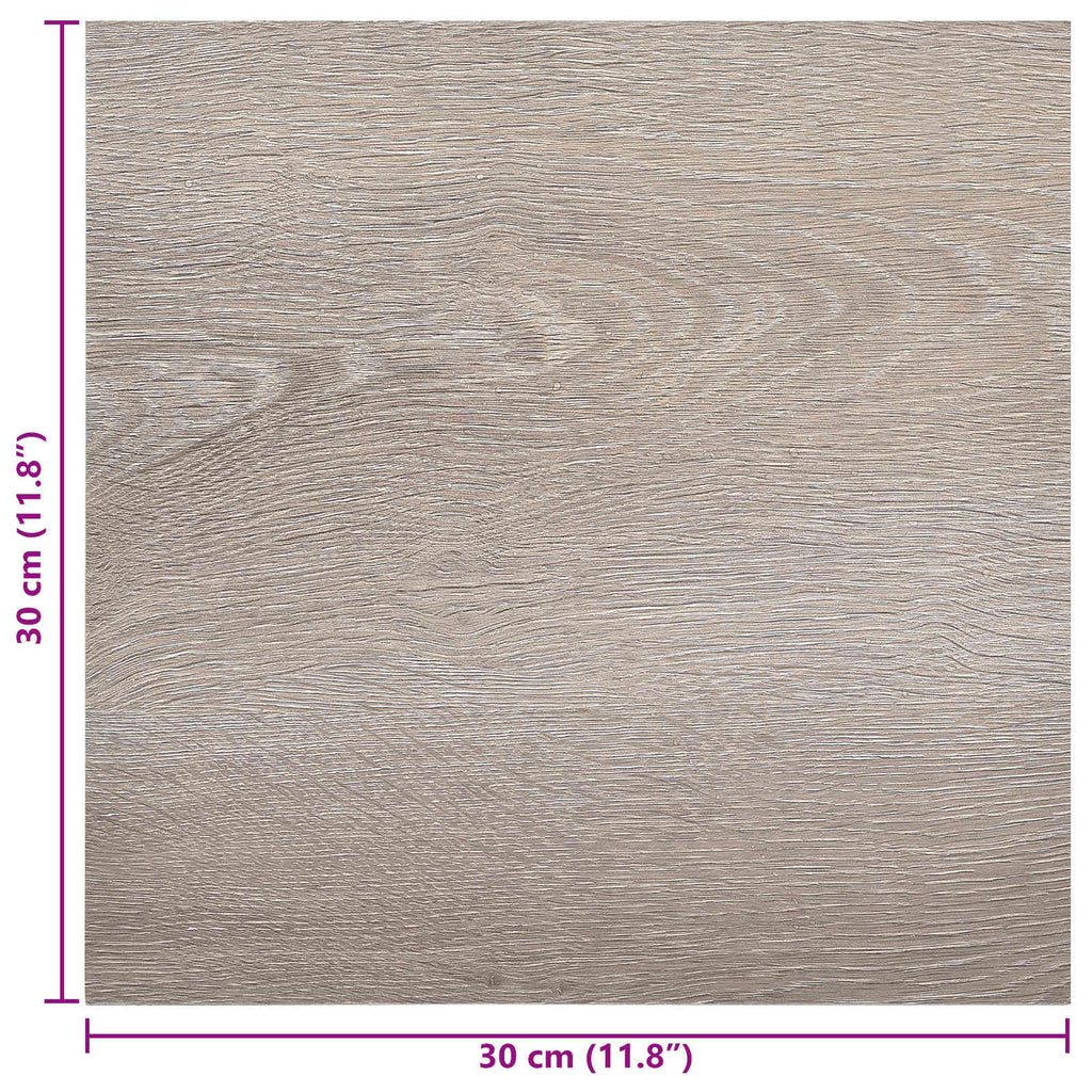 vidaXL Samoprzylepne Deski Podłogowe 30,5 x 30,5 cm 20 pcs PVC