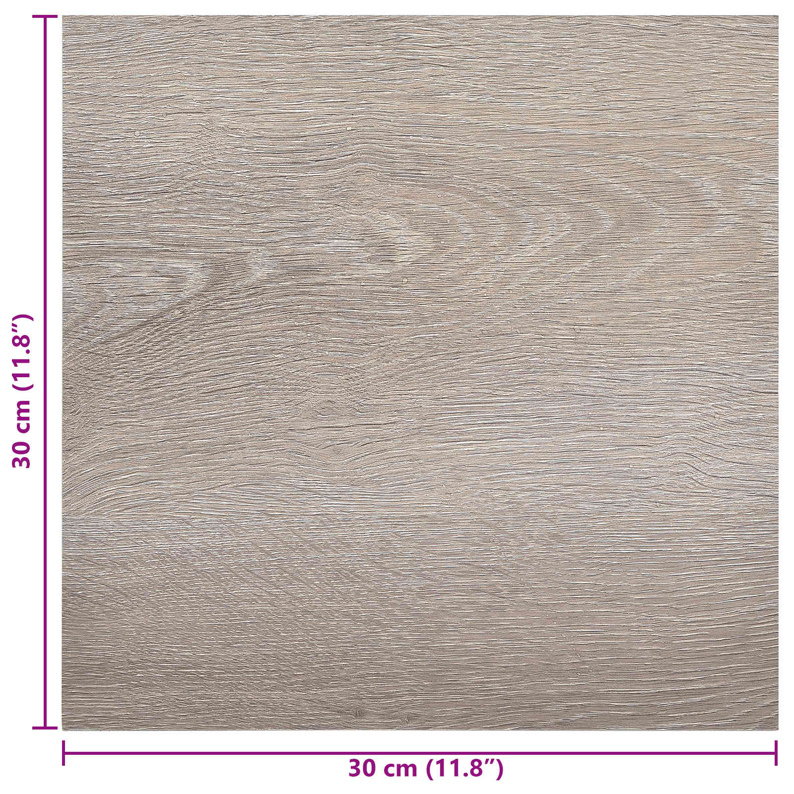 vidaXL Samoprzylepne Deski Podłogowe 30,5 x 30,5 cm 20 pcs PVC