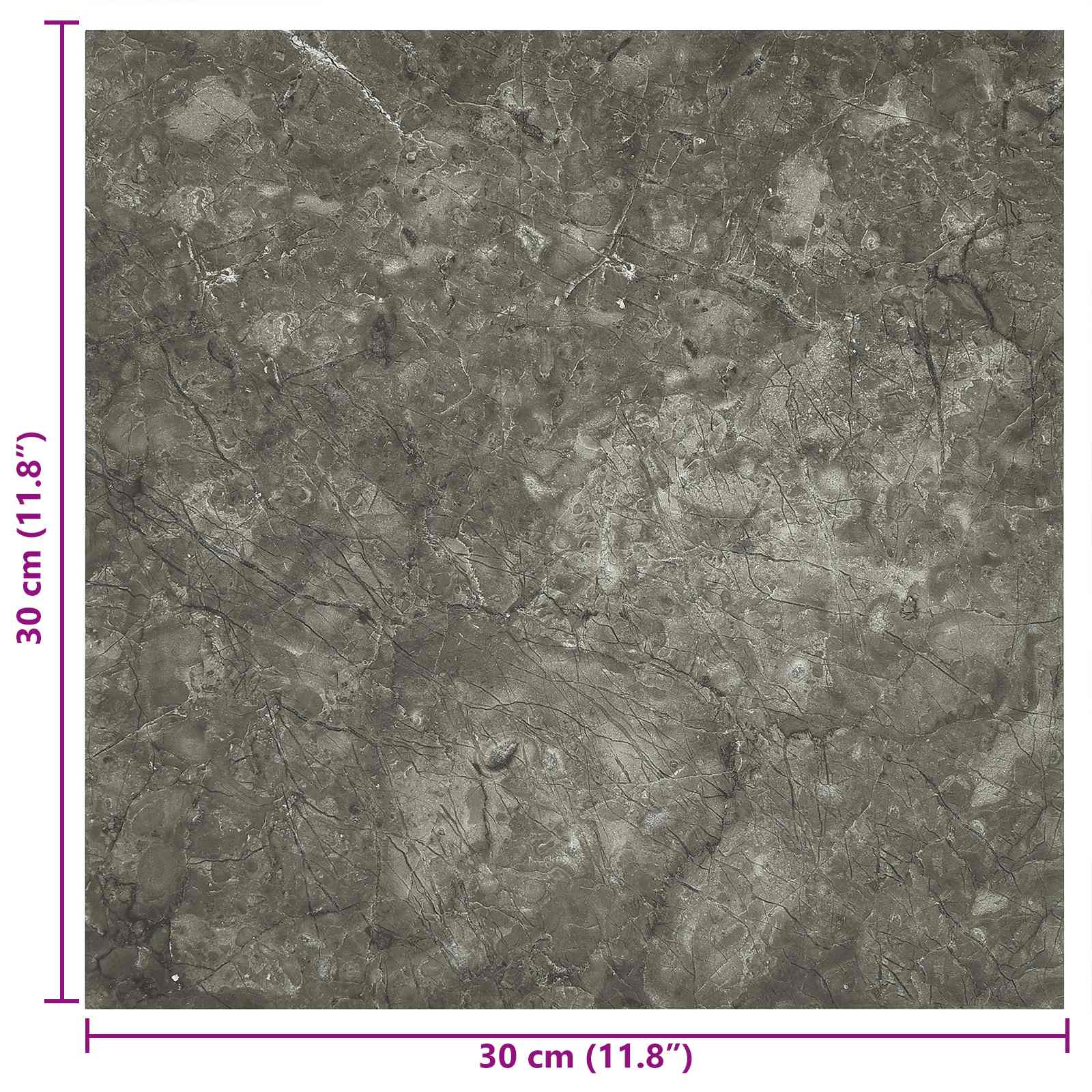 vidaXL Samoprzylepne Deski Podłogowe 30,5 x 30,5 cm 20 pcs PVC
