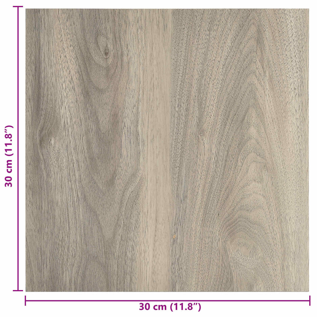 vidaXL Samoprzylepne Deski Podłogowe 30,5 x 30,5 cm 20 pcs PVC
