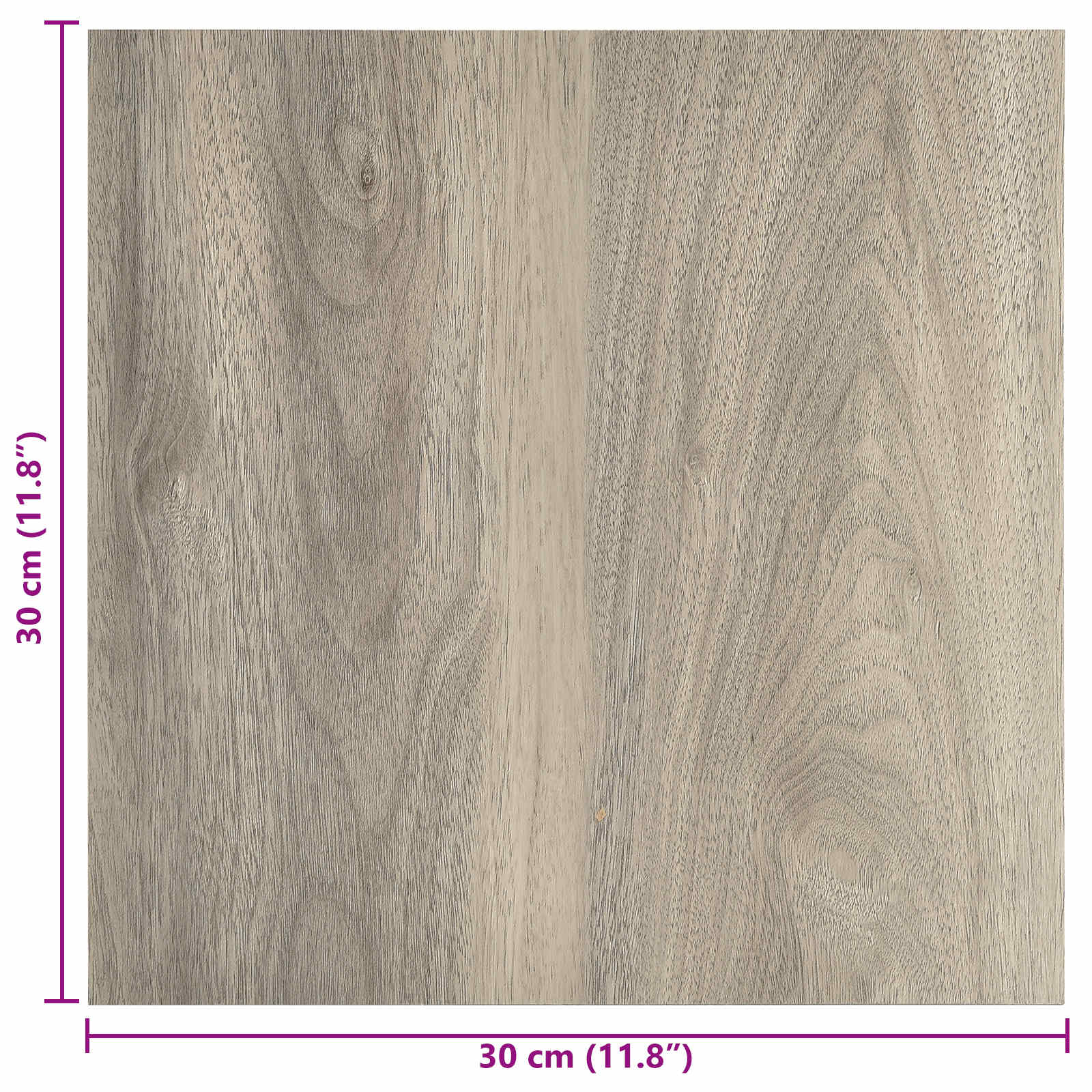 vidaXL Samoprzylepne Deski Podłogowe 30,5 x 30,5 cm 20 pcs PVC