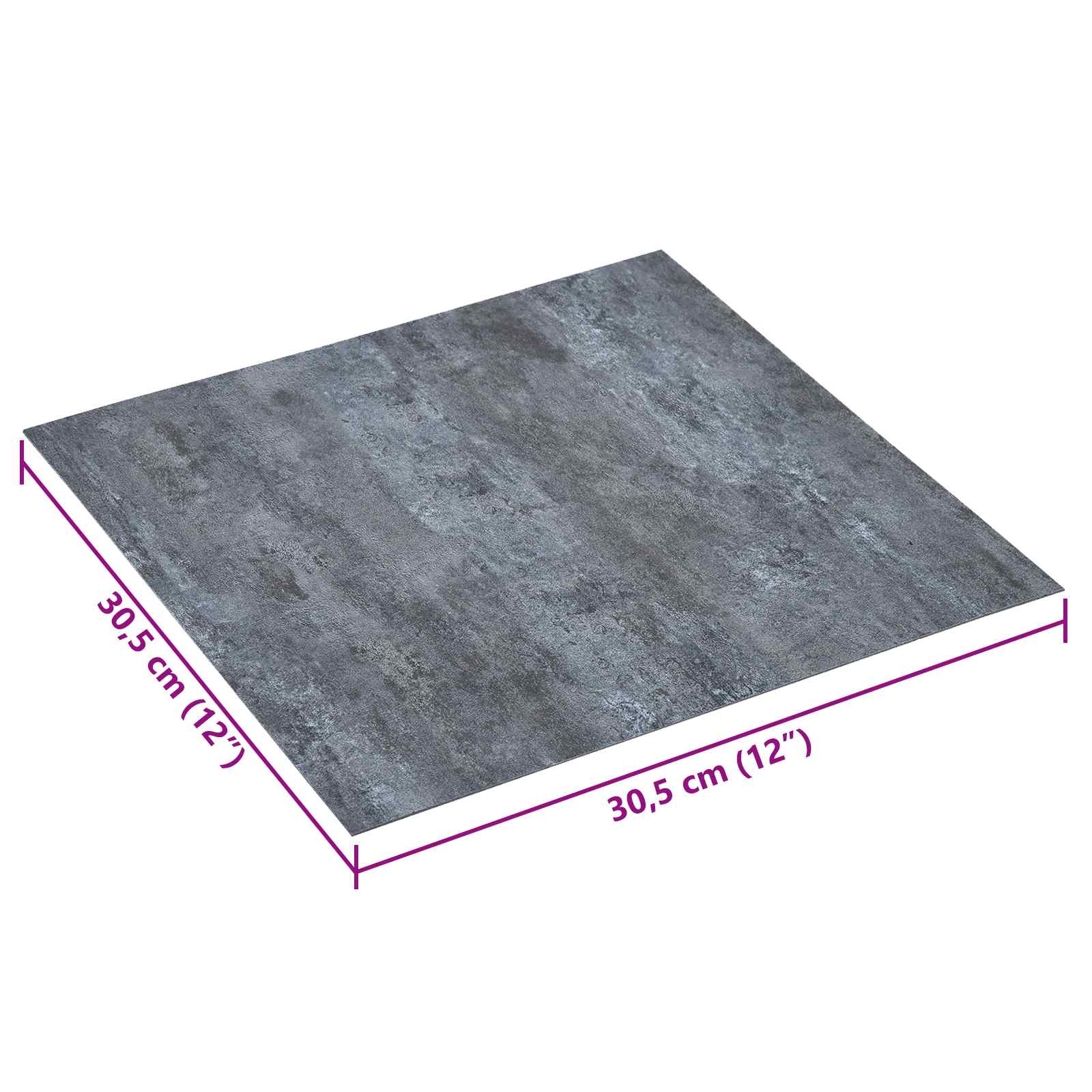 vidaXL Samoprzylepne Deski Podłogowe 30,5 x 30,5 cm 20 pcs PVC