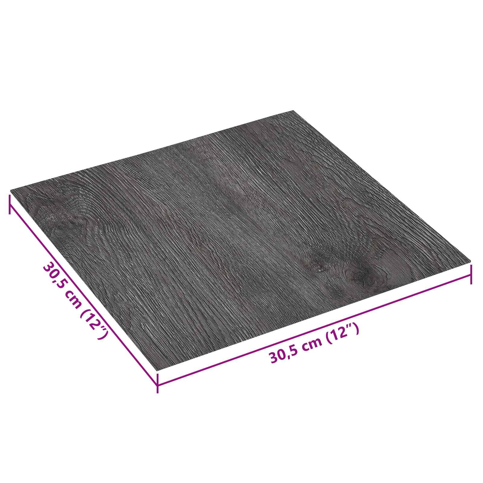 vidaXL Samoprzylepne Deski Podłogowe 30,5 x 30,5 cm 20 pcs PVC