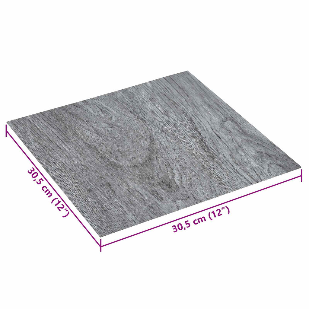 vidaXL Samoprzylepne Deski Podłogowe 30,5 x 30,5 cm 20 pcs PVC