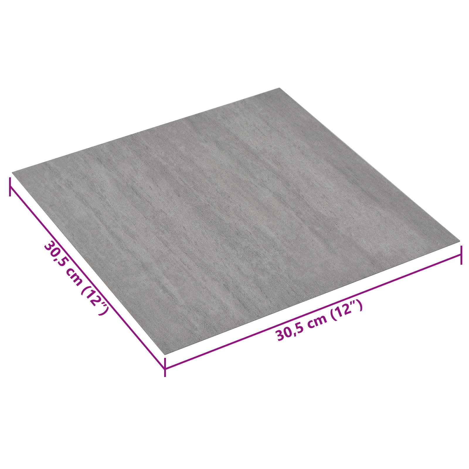 vidaXL Samoprzylepne Deski Podłogowe 30,5 x 30,5 cm 20 pcs PVC