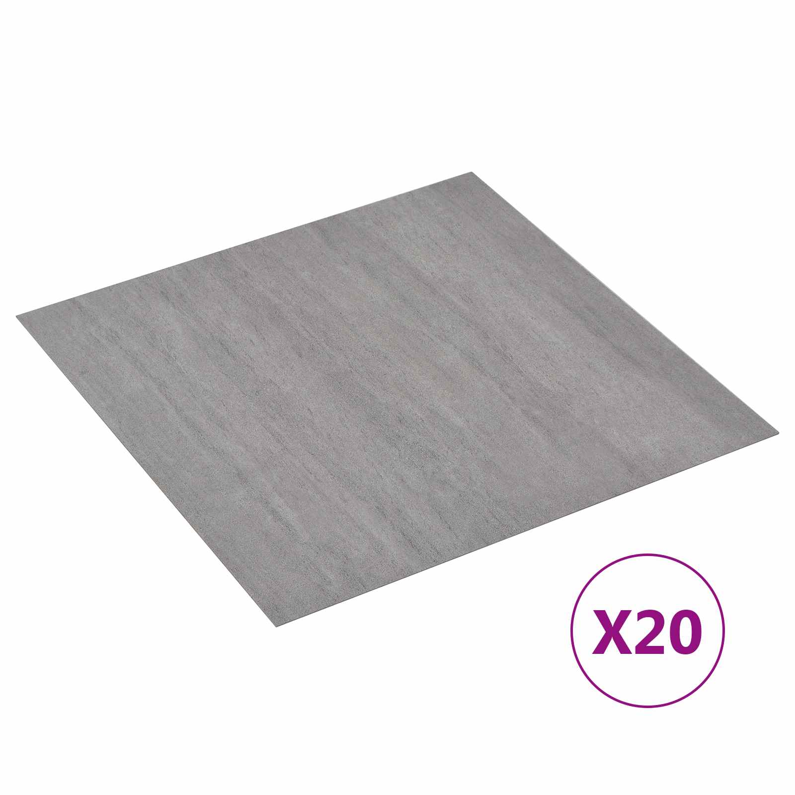 vidaXL Samoprzylepne Deski Podłogowe 30,5 x 30,5 cm 20 pcs PVC