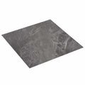 vidaXL Samoprzylepne Deski Podłogowe 30,5 x 30,5 cm 20 pcs PVC Czarny