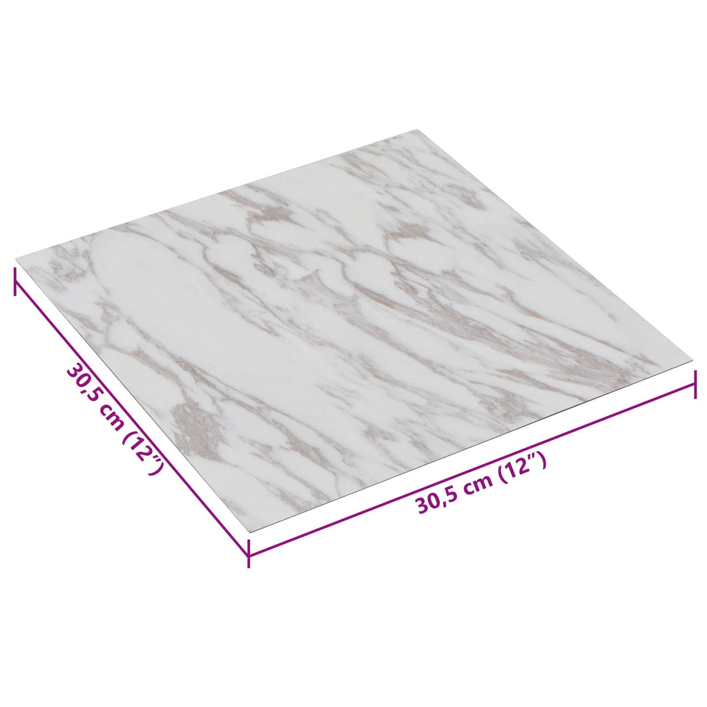 vidaXL Samoprzylepne Deski Podłogowe 30,5 x 30,5 cm 20 pcs PVC