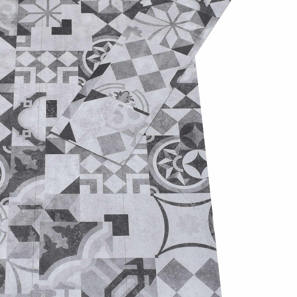 vidaXL Samoprzylepne panele podłogowe PVC 30,5 x 61 cm 28 pcs PVC