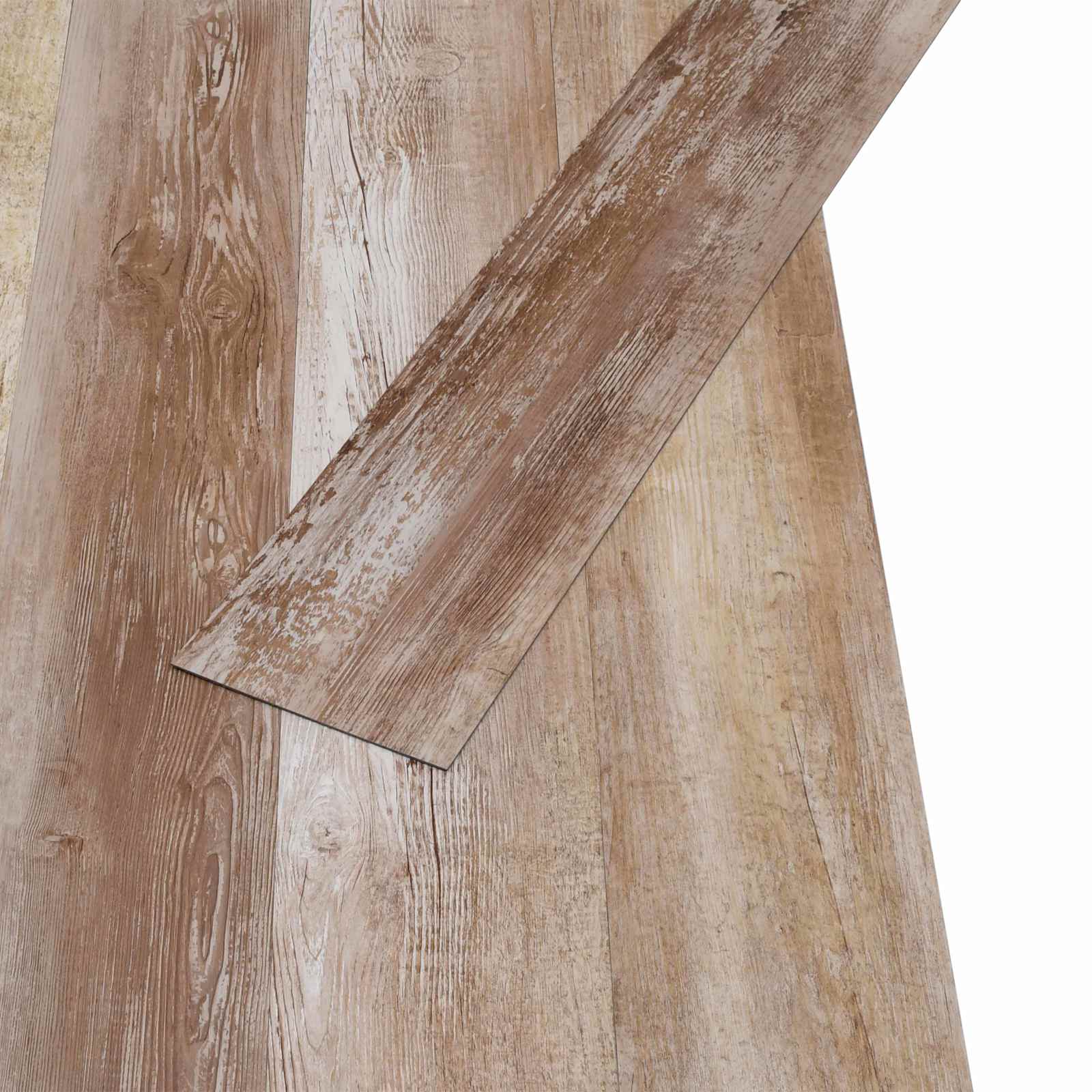 vidaXL Samoprzylepne panele podłogowe PVC 30,5 x 61 cm 28 pcs PVC